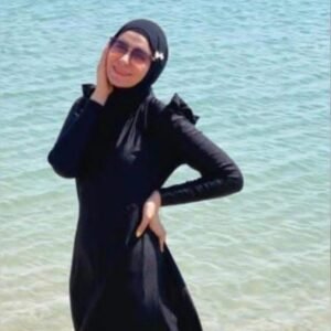 Black Burkini 3 pisces