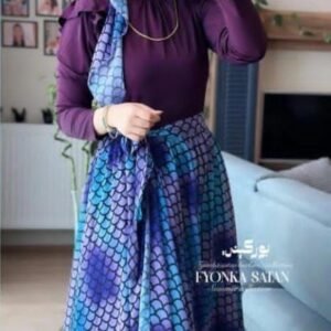 Purple plum Burkini 5 pisces